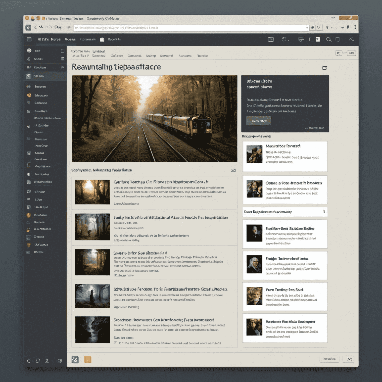 Calibre plugin interface for Fanfiction Downloader, showing options to search and download stories from various fanfiction sites